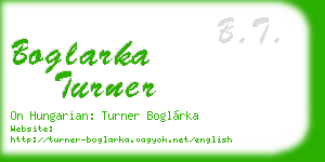 boglarka turner business card
