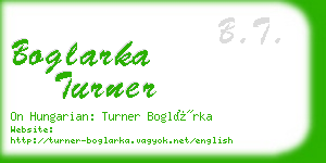 boglarka turner business card